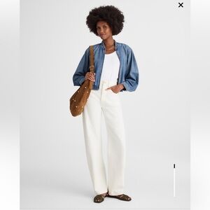 Madewell Women's The Balloon Jean in Tile White